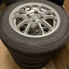 🎵　165/70R14 23年製　BSエコピアNH200C アルミホイール付き