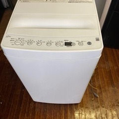 福岡市内配送設置無料　2022年式　全自動洗濯機 ホワイト BW-45A-W [洗濯4.5kg /乾燥機能無 /上開き]