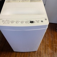 福岡市内配送設置無料　2021年式　全自動洗濯機 ホワイト BW-45A-W [洗濯4.5kg /乾燥機能無 /上開き]
