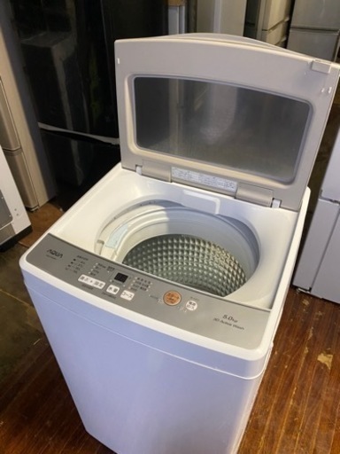 福岡市内配送設置無料 2022年式 全自動洗濯機 ホワイト AQW-S5M-W  