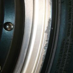 軽自動車用　16インチ　インチアップ　タイヤホイール4本セット　バリ山　ステップ深リム