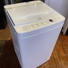 福岡市内配送設置無料　2020年式　ハイアール 4．5kg全自動洗濯機 エディオンオリジナル ホワイト JW-E45CE-W