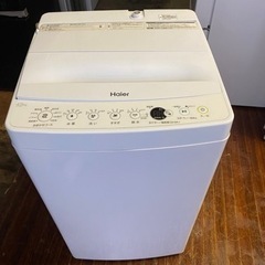 福岡市内配送設置無料　2020年式　ハイアール 4．5kg全自動洗濯機 エディオンオリジナル ホワイト JW-E45CE-W
