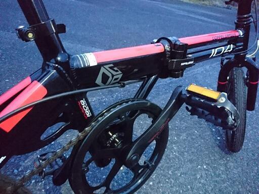 軽量アルミ 6段変速 折畳自転車 ドッペルギャンガー BLACKBULLET II