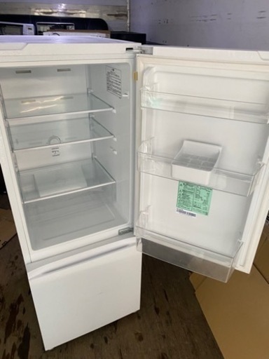 ‼️送料設置料無料‼️EJ5261番✨TAG label✨冷凍冷蔵庫AT-RF160 福岡市内配送設置無料 2021年式 冷蔵庫 ホワイト AT-RF160-WH