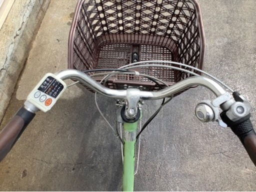 374  パナソニック電動アシスト自転車viviDX26インチウスグリーンボディー 374 パナソニック電動アシスト自転車viviDX26インチウスグリーン