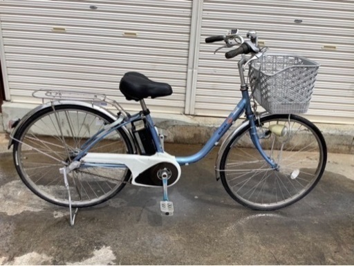 375  スズキ電動アシスト自転車LOVE26インチブルーボディー(パナソニック製)
