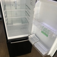 福岡市内配送設置無料　2020年式　ハイセンス 冷蔵庫 幅48cm 150L パールブラック HR-D15CB 2ドア 右開き 自動霜取り コンパクト