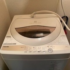 【ネット決済】洗濯機　TOSHIBA 5kg AW-5GA1