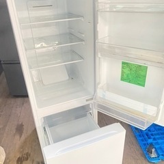 福岡市内配送設置無料　2022年式　yselect YRZF15J ヤマダオリジナル ２ドア冷蔵庫 (156L・右開き) ホワイト