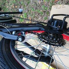 軽量アルミ ６段変速 折畳自転車 美品！ マットブラック