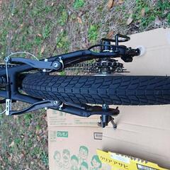 軽量アルミ ６段変速 折畳自転車 美品！ マットブラック