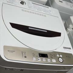 送料・設置込み　洗濯機　6kg SHARP 2020年