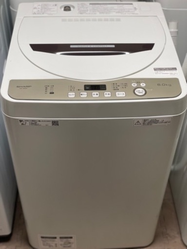 送料・設置込み　洗濯機　6kg SHARP 2020年