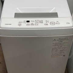 送料・設置込み可　洗濯機　4.5kg TOSHIBA 2021年