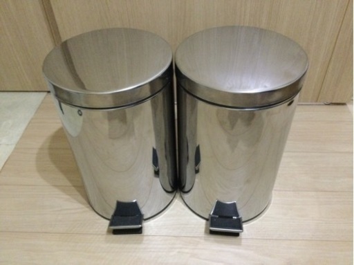 【新品】ステンレスゴミ箱‼️