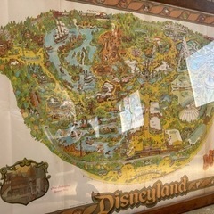ディズニー 海外 スーベニアマップポスター ビンテージ ディズニー 海外 スーベニアマップポスター ビンテージ