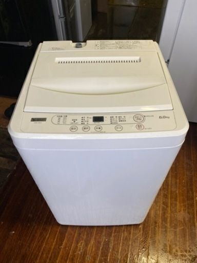 福岡市内配送設置無料　2021年式　YAMADA SELECT(ヤマダセレクト) YWMT60H1 洗濯機 ヤマダオリジナル 6.0kg ホワイト