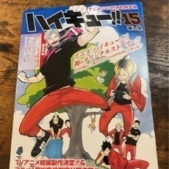 ハイキュー 15巻 アニメ DVD付予約限定版