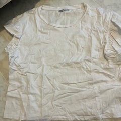 ZARA フリルTシャツ