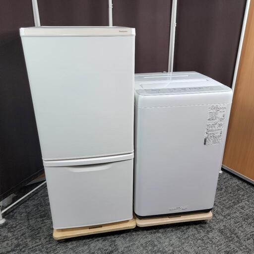 ‼️配送設置は無料‼️最新2022年製✨新色マットバニラホワイト✨Panasonic 家電セット