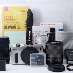 ★Canon EOS M★人気ミラーレス●美品●スマホ転送  1ヶ月動作補償あり！ 安心のゆうパック代引き発送！ 送料、代引き手数料無料！