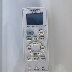 2018年製　シャープ　6畳用エアコン