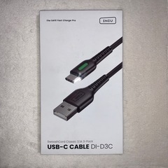 USB-C CABLE DI-D3C  3pack 3.1A 急速充電