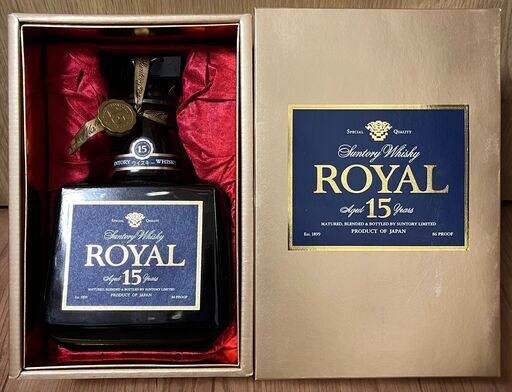 【値下げ】サントリー ウイスキー ローヤル 15年 ブルーラベル 【古酒】