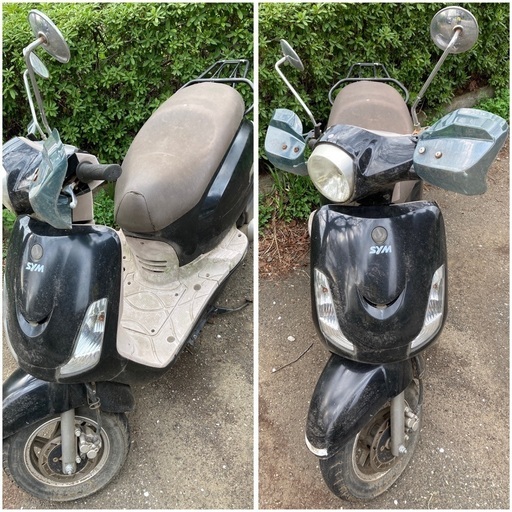 自賠責半年付き　SYM Fiddle X 125 フィドルX GY6 安定感あるミドルサイズスクーター バンドーベルト 14000km位