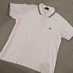 FRED PERRY フレッドペリー 半袖 ポロシャツ 薄ピンク...