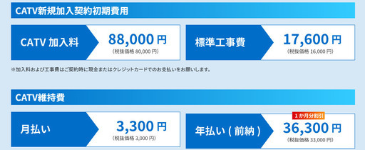 山梨県　CATVの権利   早い者勝ちです（株）日本ネットワークサービス