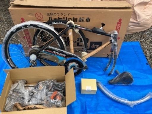 新品未使用　当時物　レトロ　服部　22インチ　6段切替