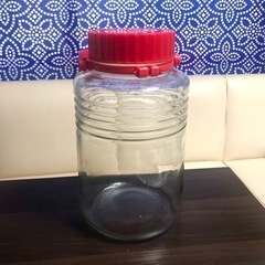 【販売済】果実酒瓶(大)  ガラス保存容器8リットル(10号)