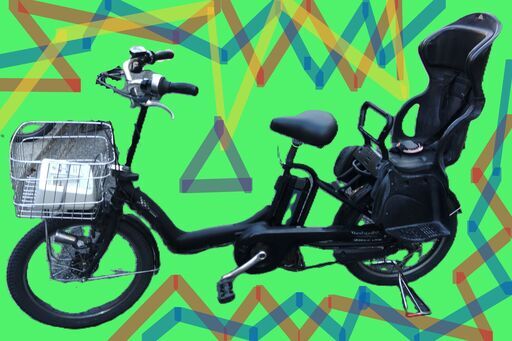 ｄ07土日もお子様と土足のまま、いろいろなタイプの電動自転車のご試乗可能です。  ２０インチ、チャイルドシート、２人乗り、３人乗り、１人乗り電動自転車  後ろチャイルドシートをかごに変更して、１人乗りにもできます。  電動自転車・リサイクル専門店　　ご試乗をしてから、ご購入できます。  バカ良心的な電動自転車屋　安心の無料保証；点検サービス付き  バッテリーは新品の９０％以上の性能です。  １回の充電で３０Ｋｍ以上走行可能でコンディション良好です。  電動自転車、在