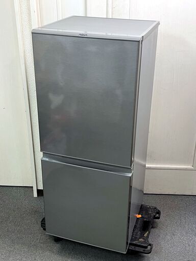 ㊲【税込み】アクア 126L 2ドア冷蔵庫 AQR-13K シルバー ドアポケットトレー1つ欠品 2021年製【PayPay使えます】