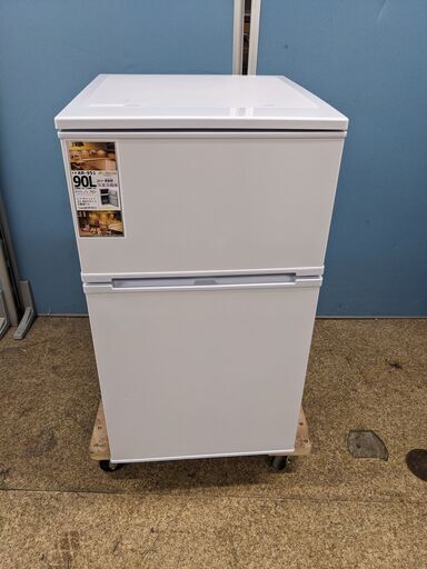 【高年式】 Abitelax 2ドア冷凍冷蔵庫 90L 2023年製 AR-951 耐熱天板 コンパクト