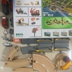 お取引決まりました★BRIO  レール＆ロードクレーンセット