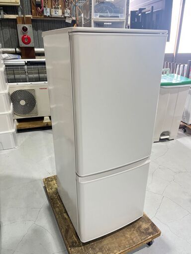 ★MITSUBISHI★三菱2D冷蔵庫 MR-P15G 146L 2021年 ホワイト 右開き コンパクト 一人暮らし 省スペース フルフラットトップテーブル