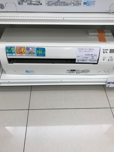 ★ジモティ割あり★ MITSUBISHI ルームエアコン MSZ-GE2218-W 2.2kw 19年製 室内機分解洗浄済み HJ2700