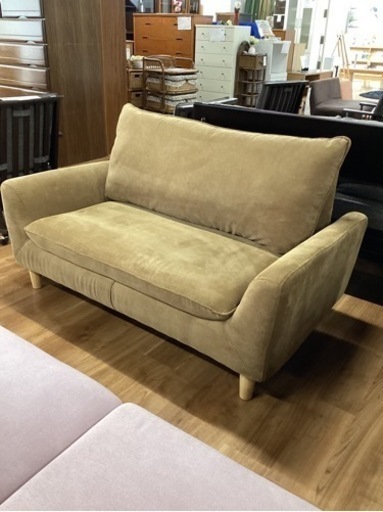 ソファ ￥7000【町田市再生家具】240033 - 2人掛けソファ 