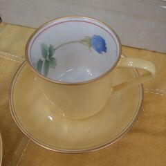 ★ジモティー割引有★ 香蘭社 ブライトローズ 珈琲碗皿揃 未使用品