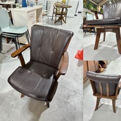 ☆ダイニングセット☆ 2人用 W94～120cm ブラウン 木調 ウッディー