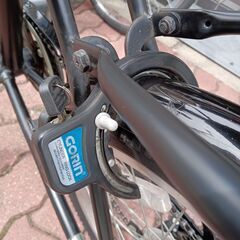 点検整備済み　20インチ　変速付き　オシャレな自転車　カゴ・ライト・鍵付きで便利!!　タイヤ、ワイヤー、チェーン等を新品に交換済み　オーバーホール済み