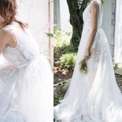 【未使用】DRESSPRODUCTION 花柄刺繍 W223 