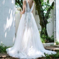 【未使用】DRESSPRODUCTION 花柄刺繍 W223 