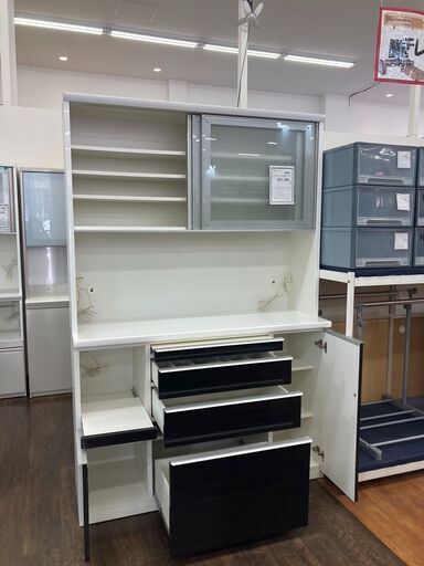 ☆ジモティー割あり☆松田家具/ｽﾗｲﾄﾞ扉ｵｰﾌﾟﾝﾎﾞ-ﾄﾞ/クリ-ニング済み/HG-2312