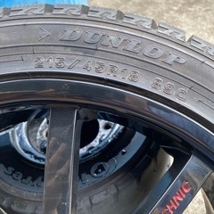 215/45R18タイヤホイール4本セット