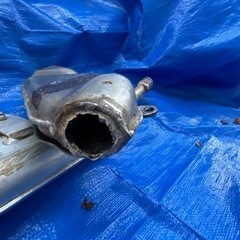 tlm220  フルエキ　マフラー　チャンバー