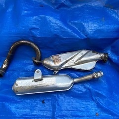 tlm220  フルエキ　マフラー　チャンバー